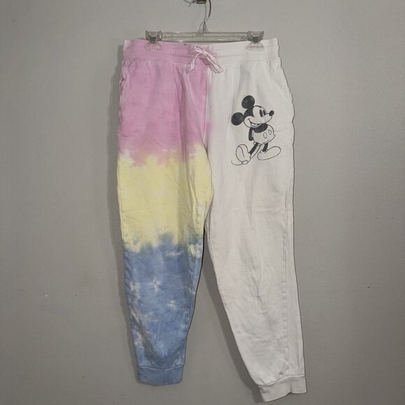 Disney Pants - Mickey‎ Mouse Tie Dye Sweatpants Disney Parks Joggers Size Medium